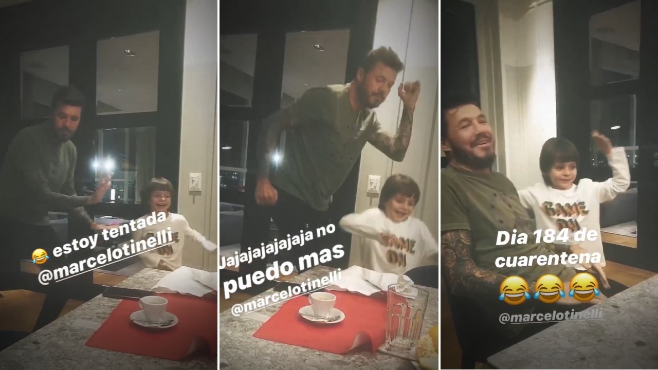 Marcelo y Lolo Tinelli