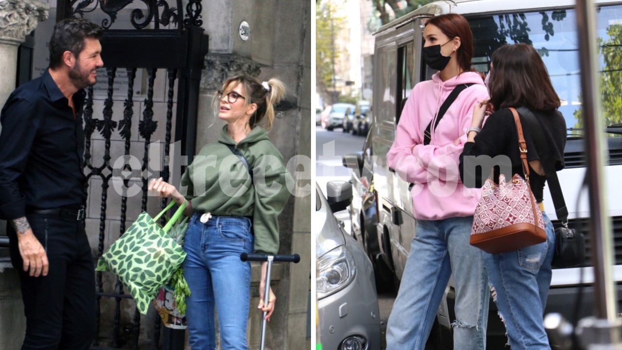 Marcelo Tinelli, Guillermina Valdés y Juanita Tinelli. Foto: Movilpress