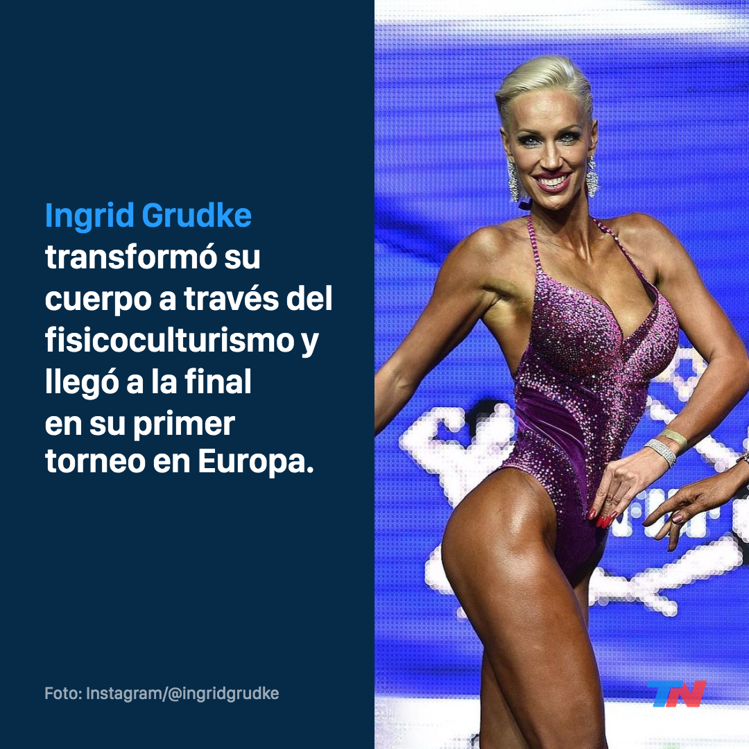 Ingrid Grudke: cómo fue su transformación de top model a fisicoculturista |  TN