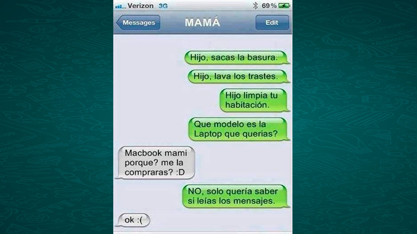 Los mensajes de WhatsApp más divertidos entre madres e hijos | TN