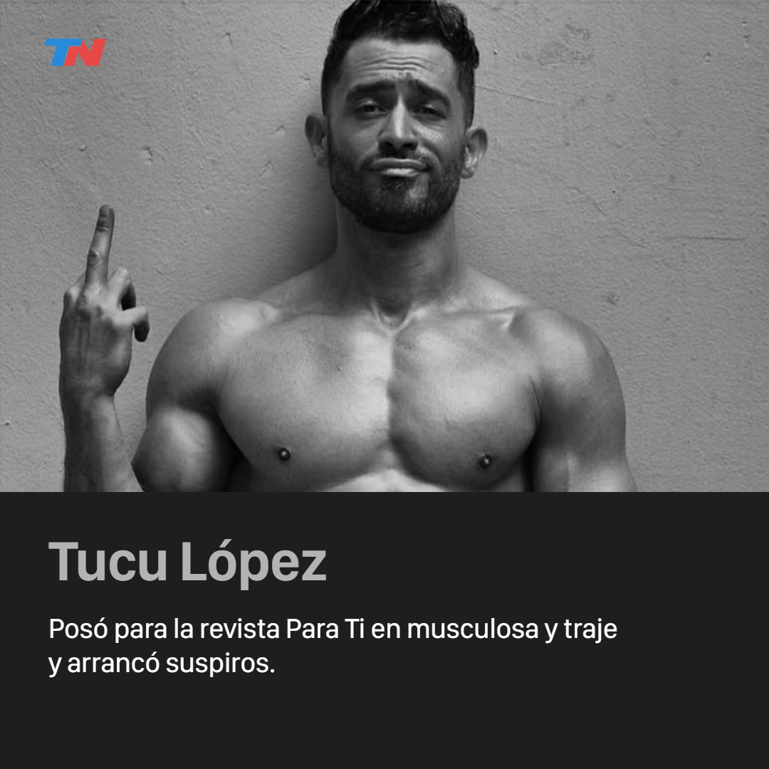 El “Tucu” López posó en traje, musculosa y cadena de plata y enamoró a sus  fans | TN