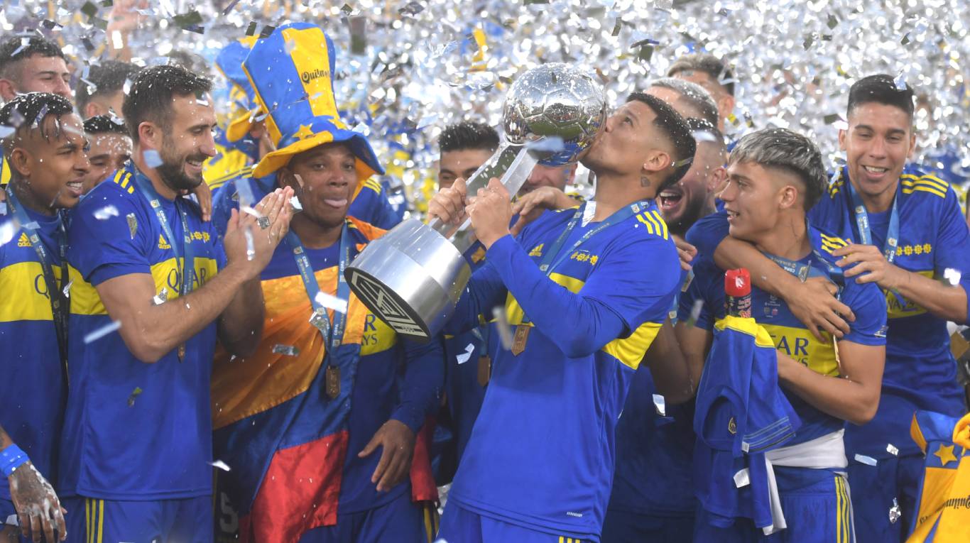 Boca, el último campeón del fútbol argentino (Foto: Télam).