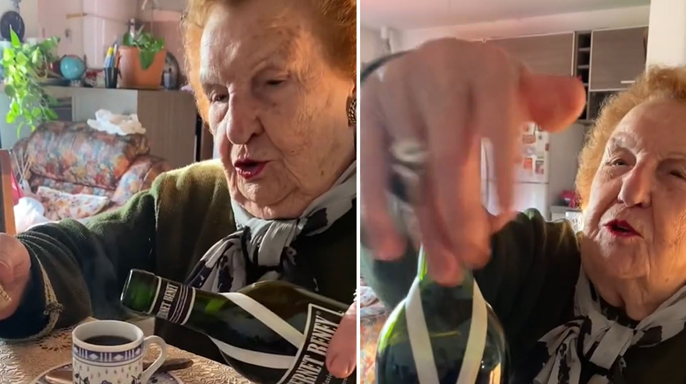 “¿Le vas a poner algo a eso?”: una abuela se volvió viral por cómo toma el café para desayunar