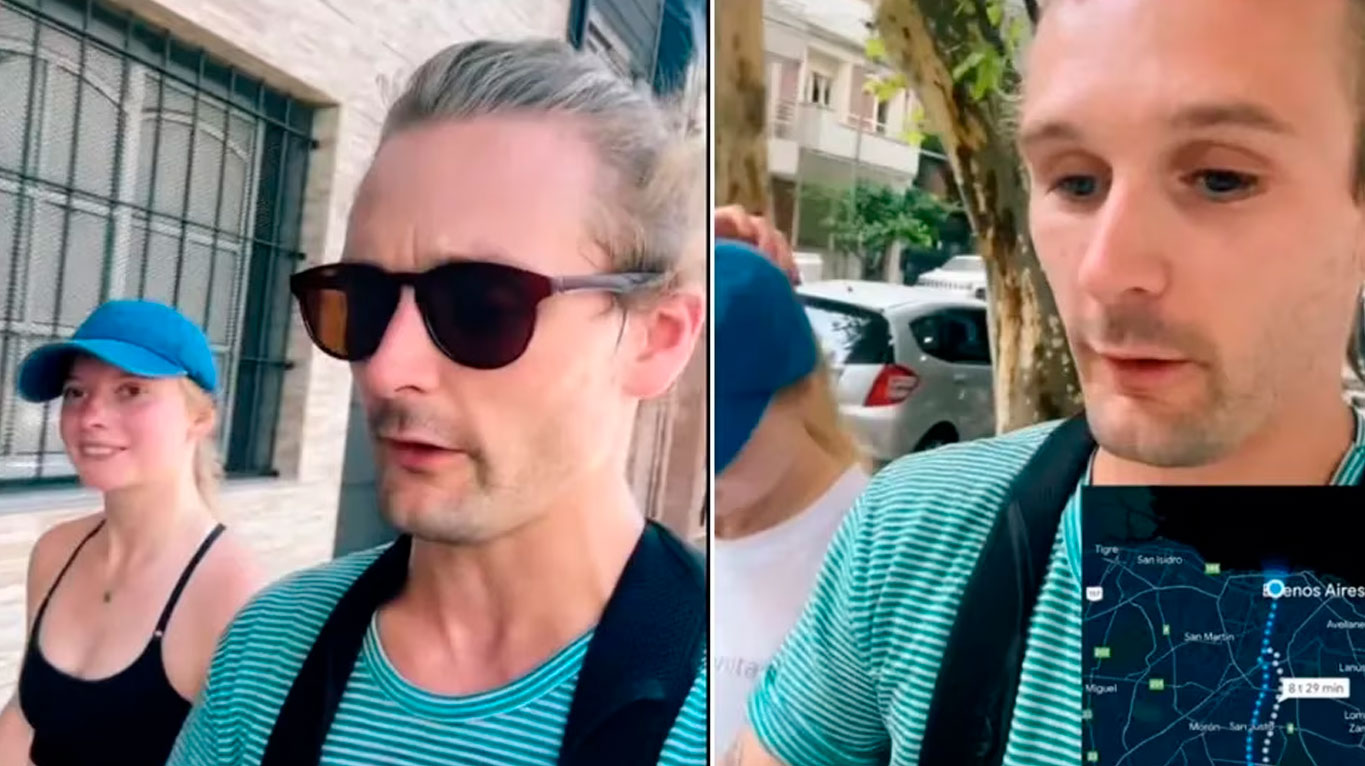 El video de la pareja de noruegos se hizo viral. (Video: TikTok/@poggypoff)