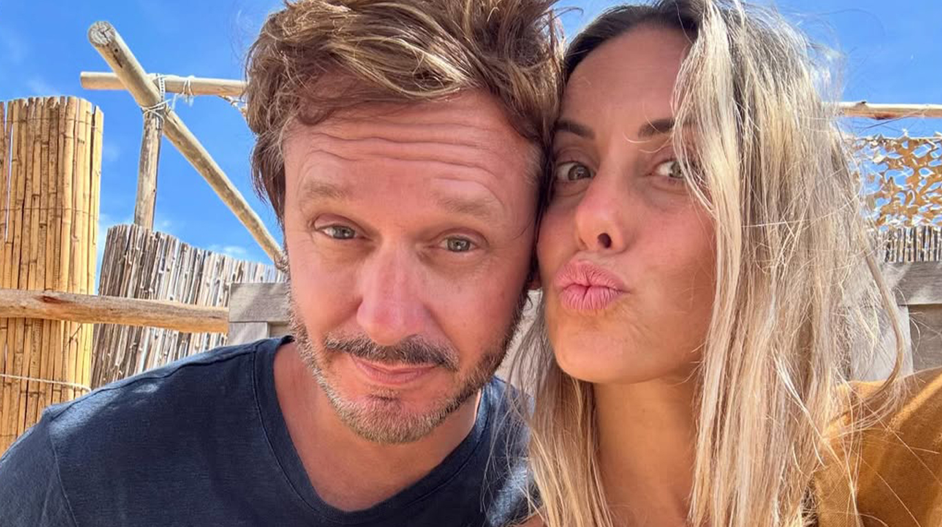 Anita Espasandin y Benjamín Vicuña. Foto: Instagram anita.espasandin