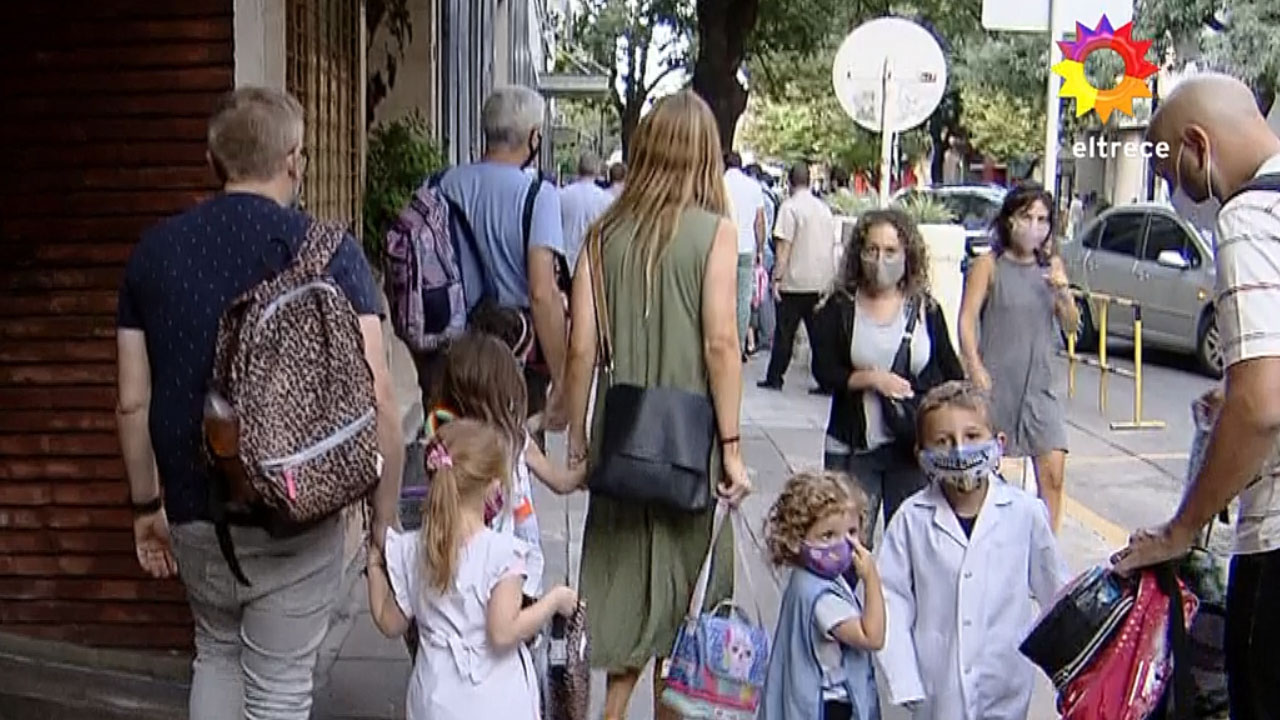 Así fue la vuelta a las clases presenciales en la Ciudad de Buenos Aires