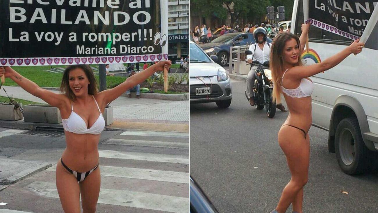 Después de su topless en el Obelisco, Marianita Diarco ahora se desnudará  en la cancha de San Lorenzo | TN