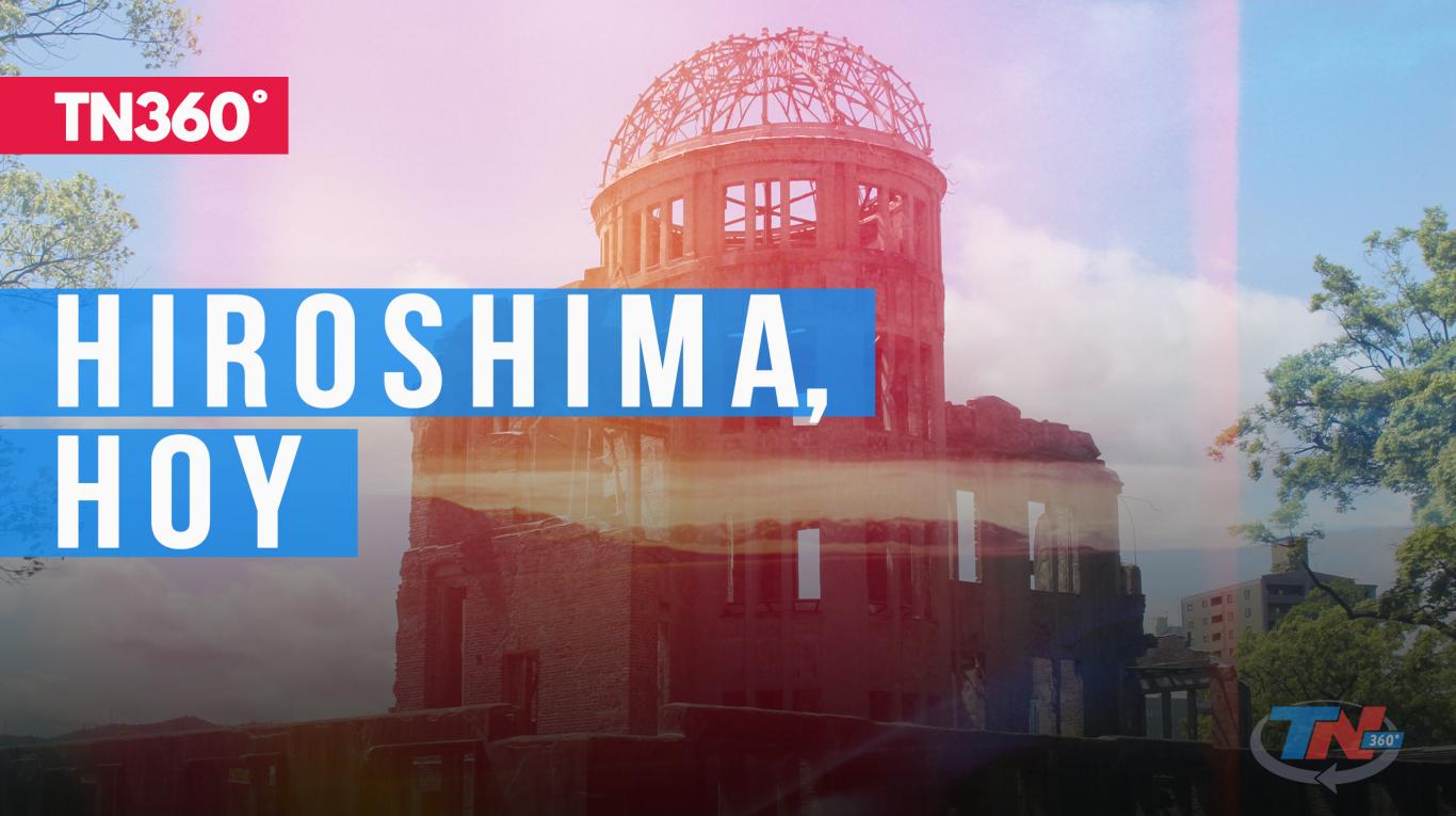 El domo de Hiroshima, una de las pocas estructuras que quedó en pie.