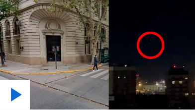 ¿Ovnis en Buenos Aires? Aparecieron luces raras en el cielo y dos vecinos grabaron el extraño fenómeno