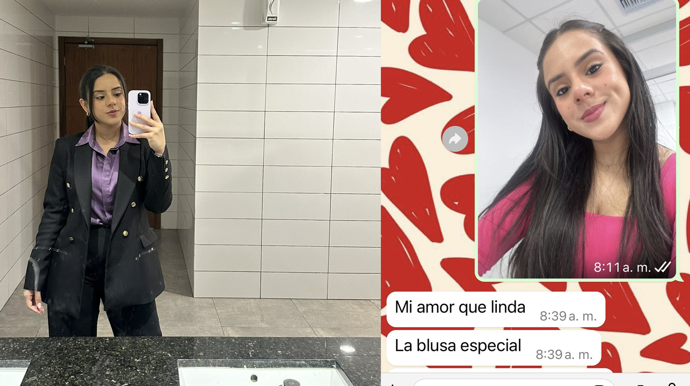 Le envió una selfie por WhatsApp a su novio y la respuesta la sorprendió |  TN