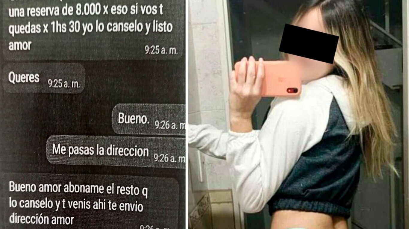 Una mujer pactaba encuentros sexuales y extorsionaba a hombres: los chats  del engaño | TN