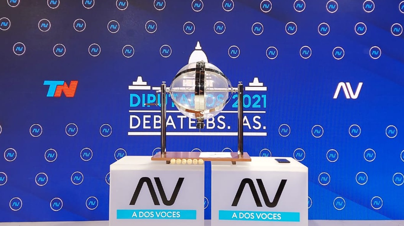Se sorteó el orden de exposición de los candidatos a diputados por Buenos Aires que debatirán en A Dos Voces (Foto: TN.com.ar).