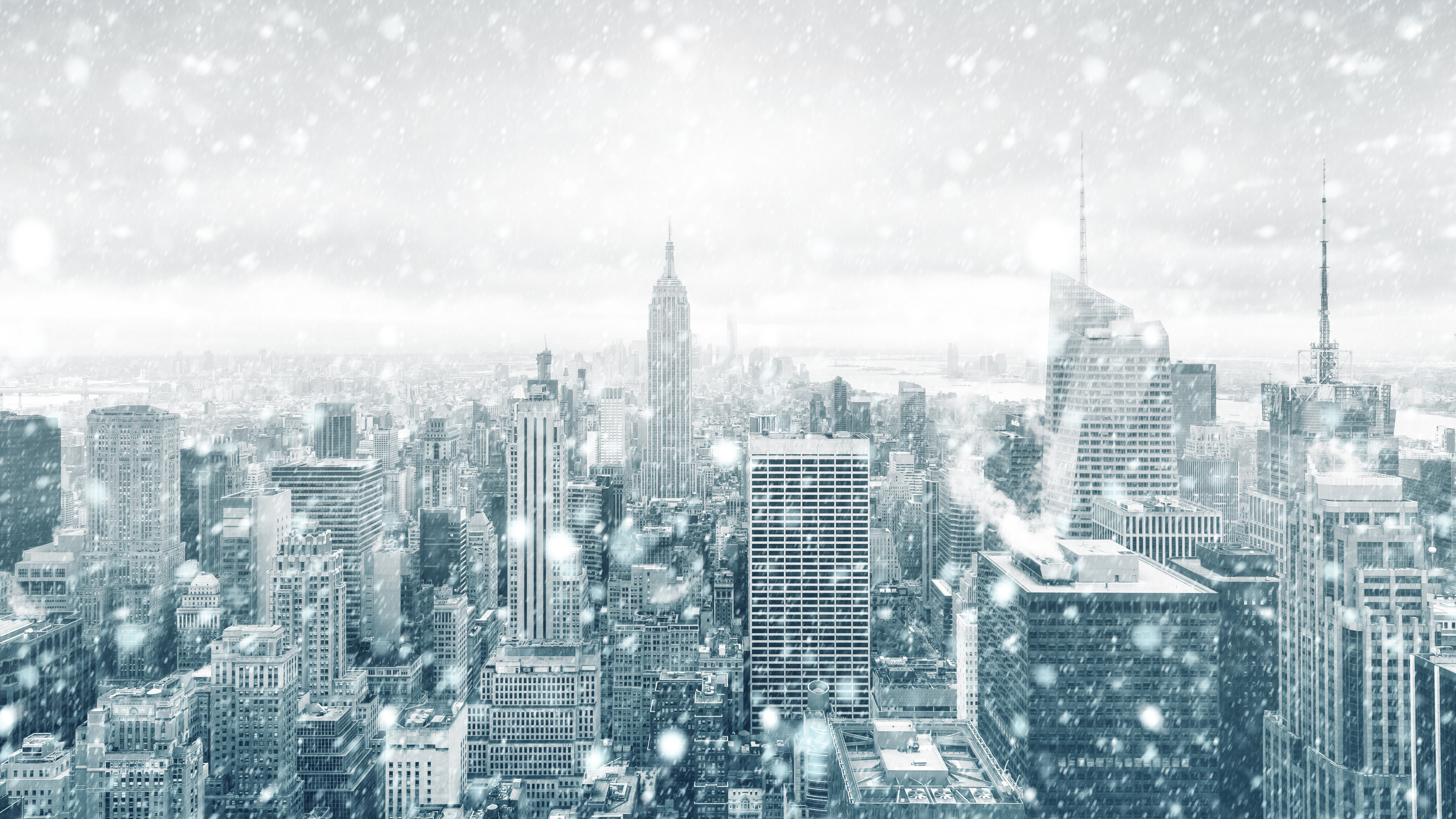 La belleza de Nueva York durante una tormenta de nieve. (Foto: Adobe Stock)