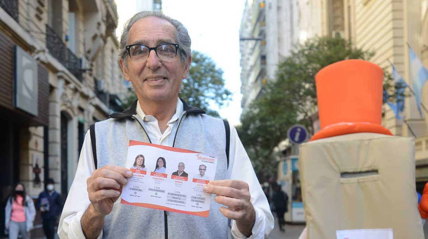 Claudio Gershanik pidió que no lo voten y se bajó de su candidatura a concejal en Rosario (Foto: gentileza Partido Moderado)