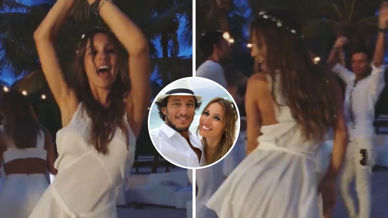 ¡Blanca y radiante! En su fiesta de cumpleaños, Pampita le dedicó un bailecito sensual a Pico Mónaco