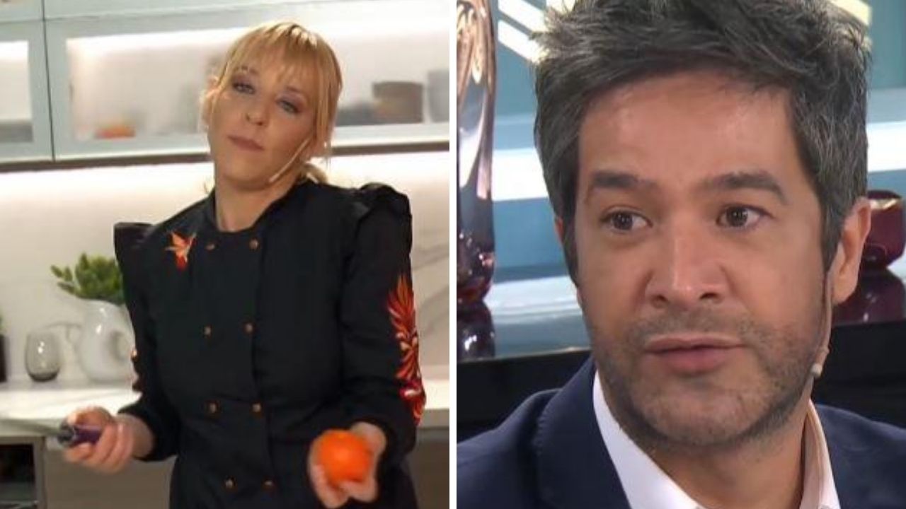 Mauricio Asta se metió en la receta de Jimena Monteverde y la cocinera reaccionó