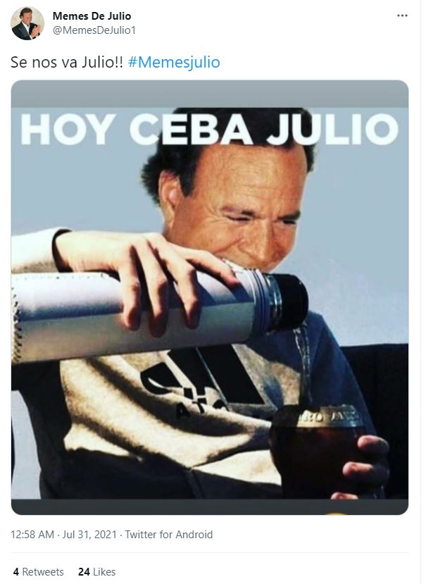 Se termina el mes y los memes de Julio Iglesias se despiden en las redes |  TN