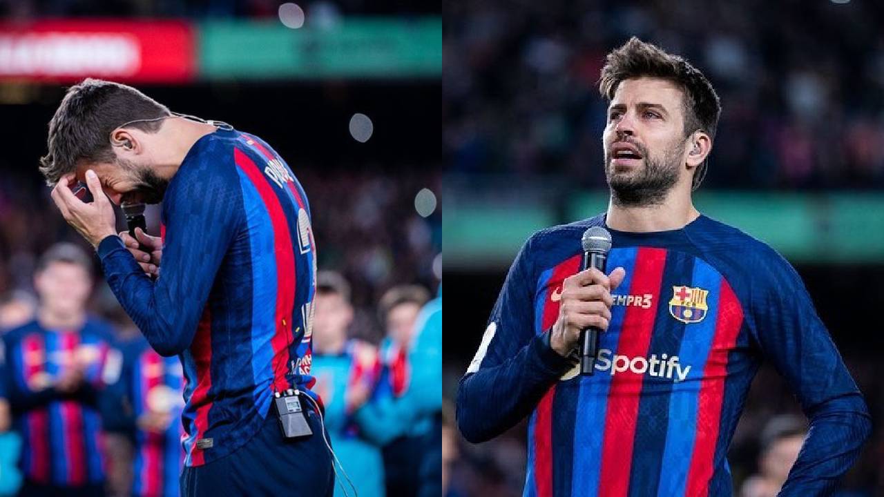 Gerard Piqué se retiró del fútbol, lejos de Shakira y sin Clara Chia  Martin: "Quiero ser yo quien os hable" | eltrece