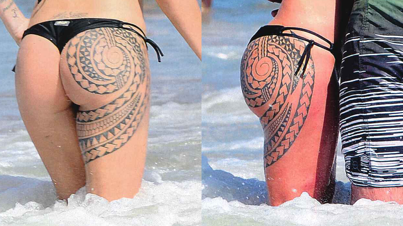 La sensual actriz argentina sorprendió en las playas de Mar del Plata con  su nuevo tatuaje hot ¡en la cola! | eltrece