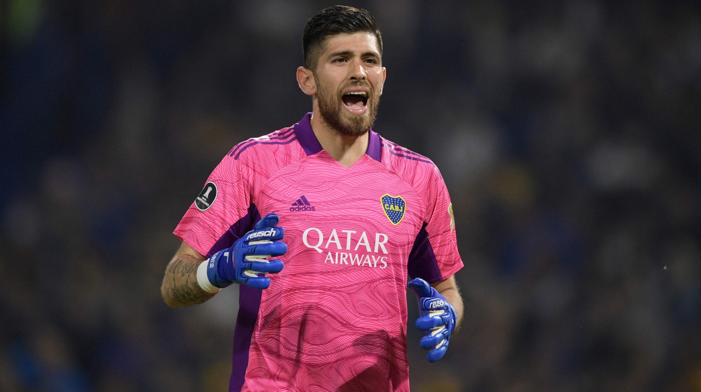 Agustín Rossi, una baja sensible para Boca (Foto: AFP).