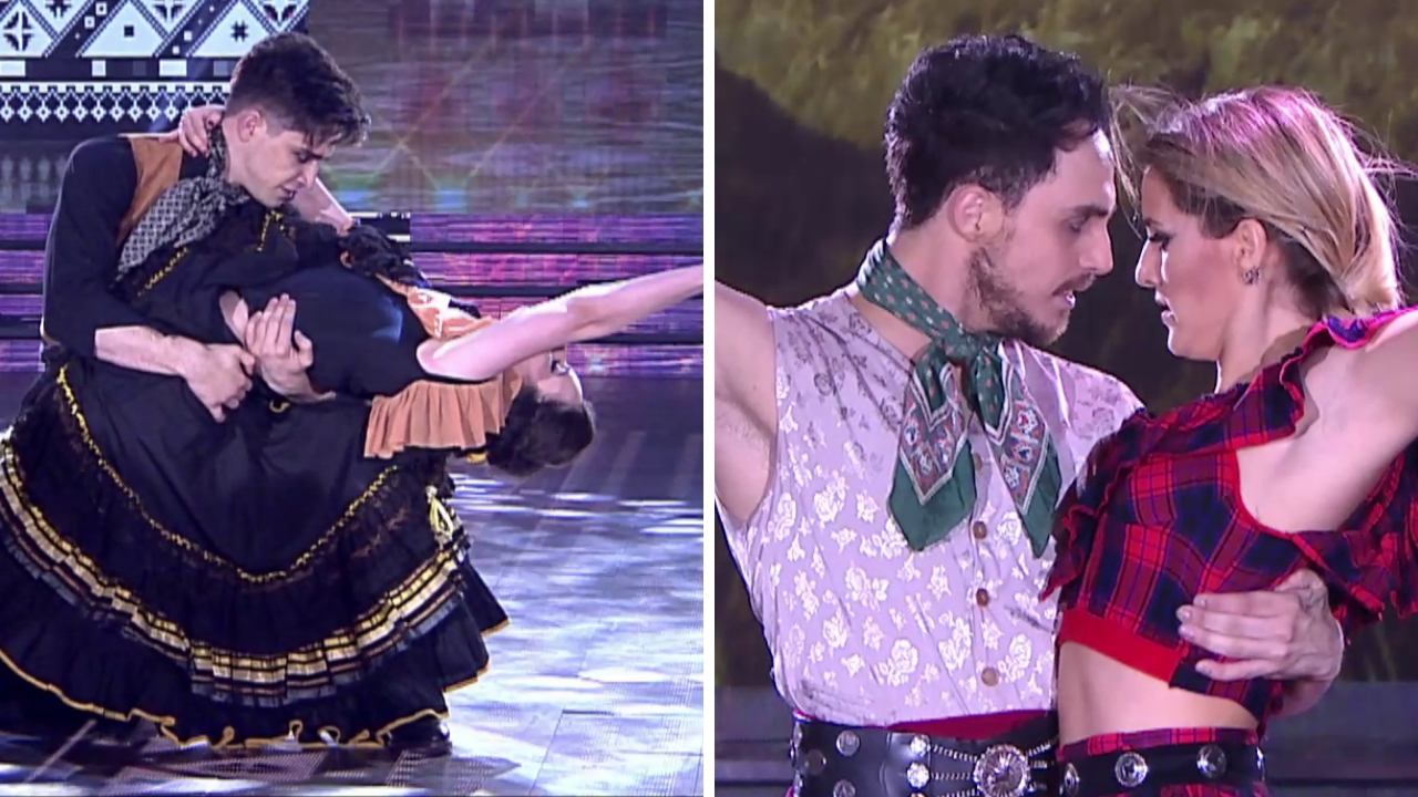 Folklore en la semifinal del Bailando