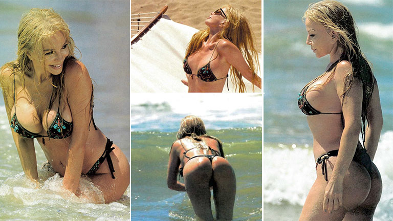 Las fotos sexies de Graciela Alfano en la playa, súper diosa a los 65 años:  micro bikini y chapuzón en el mar | Ciudad Magazine