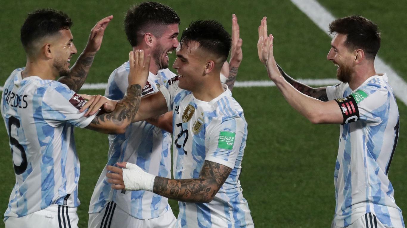 La Selección argentina jugará con Uruguay y Brasil (Foto: AFP).
