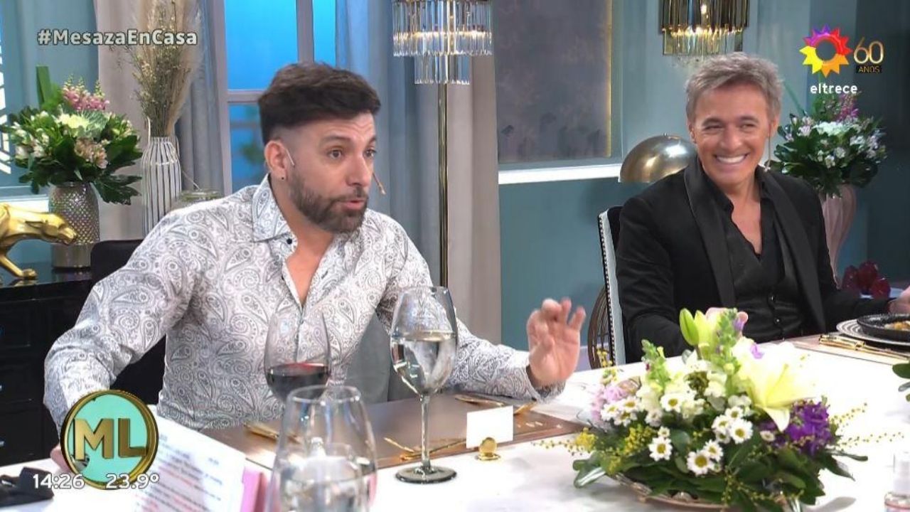 Martín Bossi se confesó fanático de Cae en Almorzando con Mirtha Legrand 