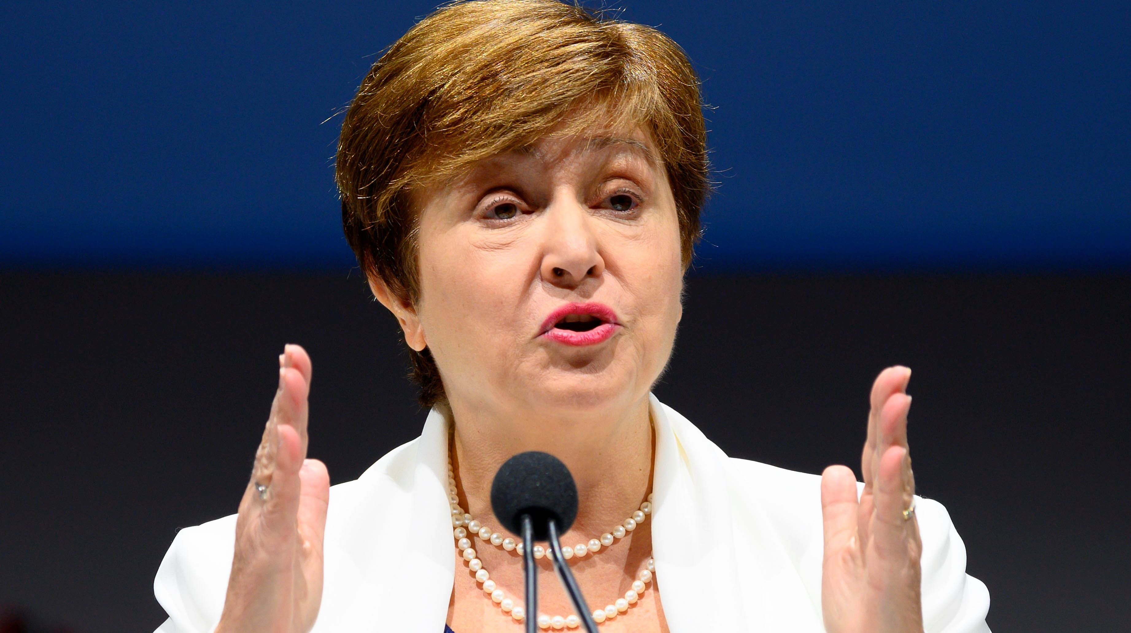 Kristalina Georgieva, la directora gerente del FMI. (Foto: AFP).
