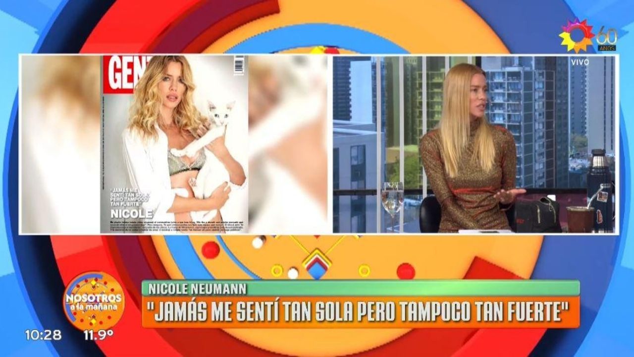 Nicole Neumann explicó su frase sobre la soledad en una tapa de revista