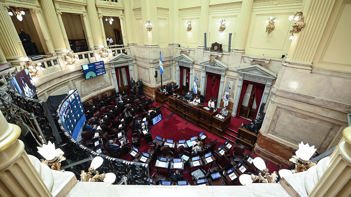 El Senado tuvo la primera sesión tras el escándalo de Olivos. Foto NA