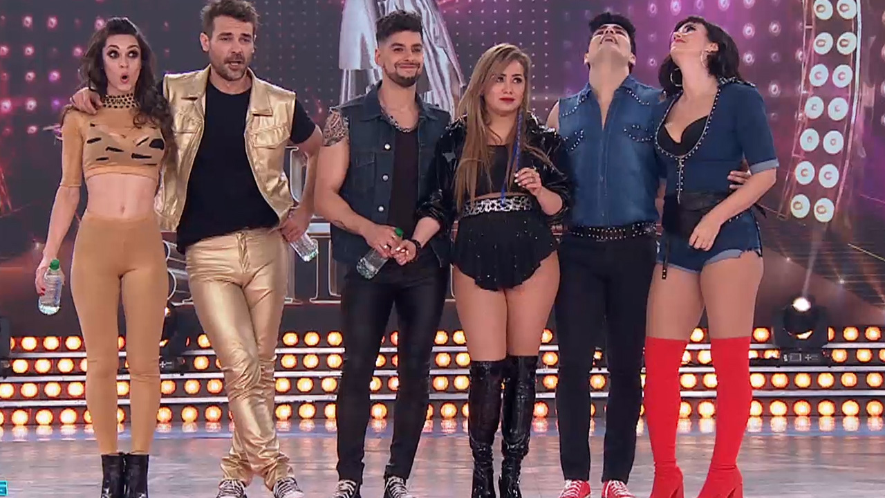 El duelo del cuarteto en la noche de la eliminación sorpresa de una pareja candidata al título del Bailando