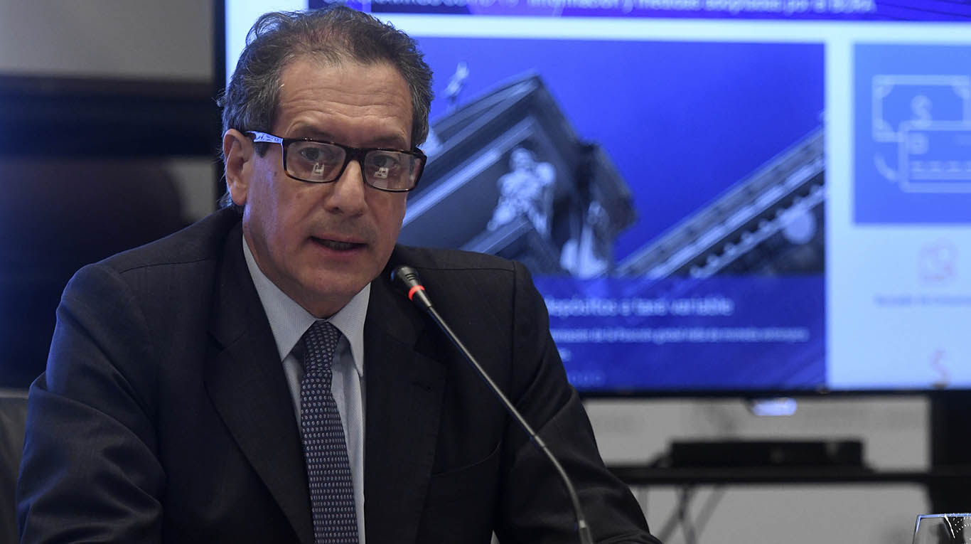 El presidente del Banco Central (BCRA), Miguel Pesce. (Foto: Télam - Raúl Ferrari).