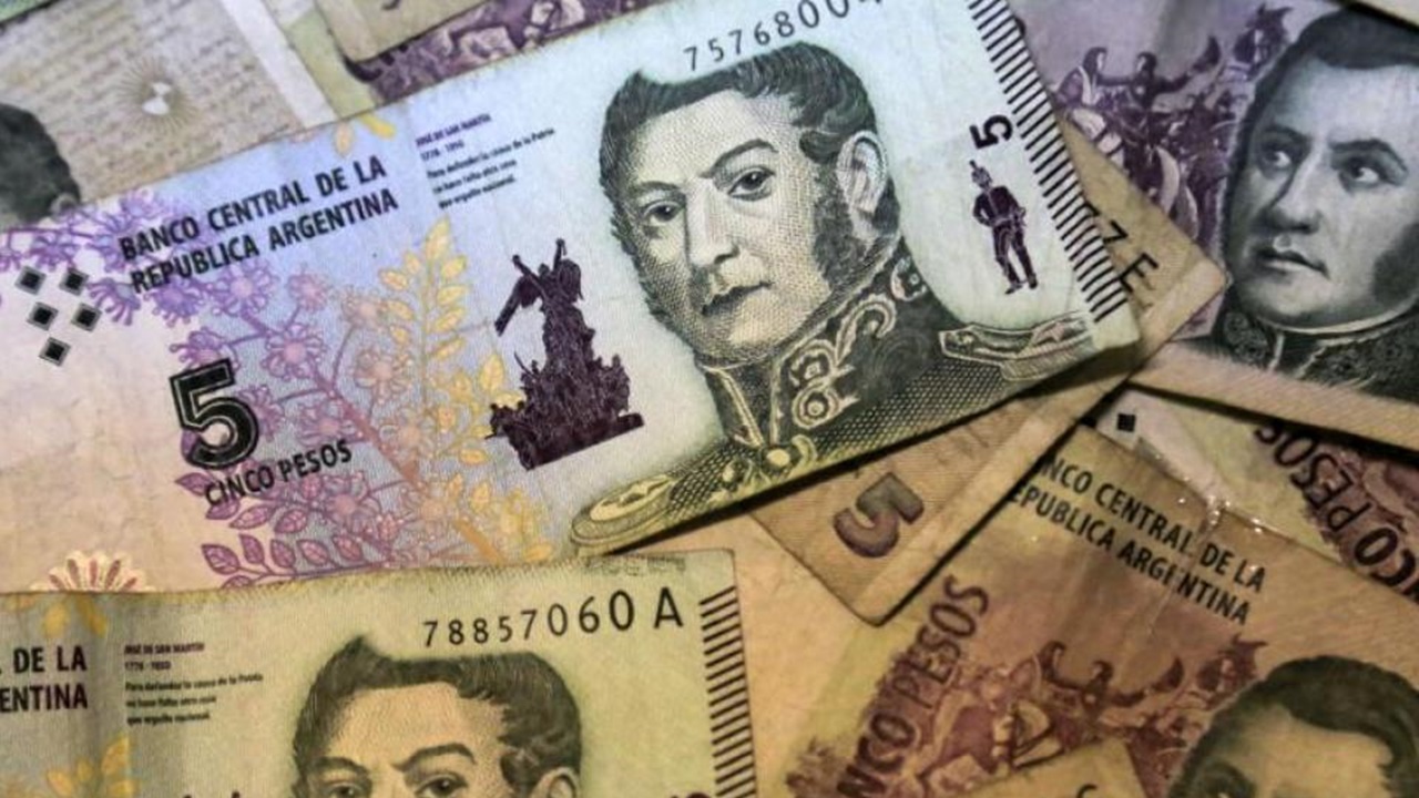 Billete de cinco pesos