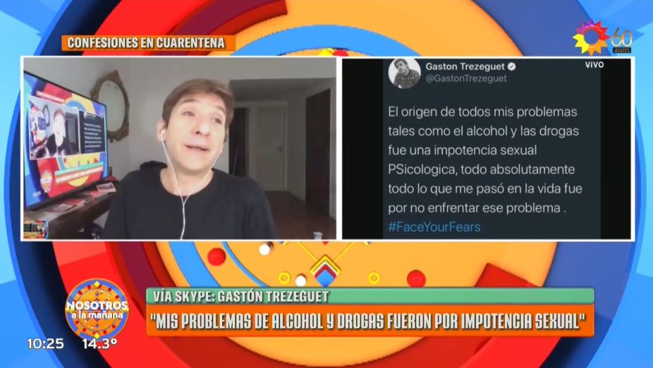 Gastón Trezeguet reveló que padece una impotencia sexual psicológica: "Nunca lo pude hablar con nadie" 