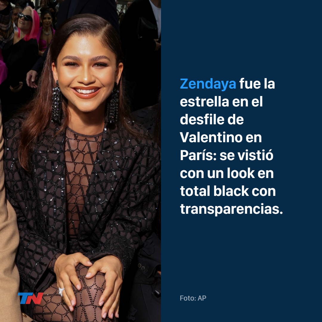 Zendaya deslumbra con el escote más imposible (e incómodo) en el desfile de  Louis Vuitton