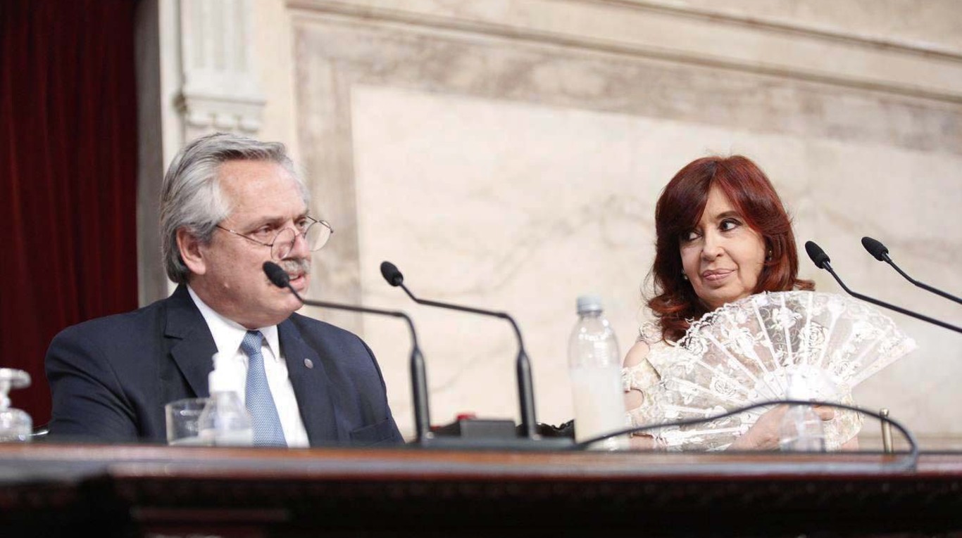 Alberto Fernández y Cristina Kirchner, una relación con altibajos que terminó en una crisis institucional (Foto: Prensa Senado/Télam)