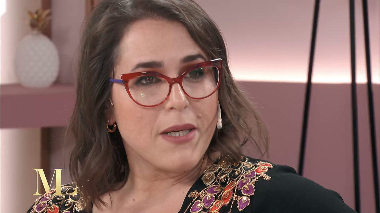 Malena Guinzburg en la mesaza de Mirtha 