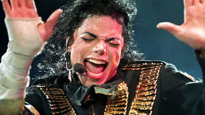 Michael Jackson, en 1993, durante la gira de presentación de "Dangerous" (Foto: AFp).