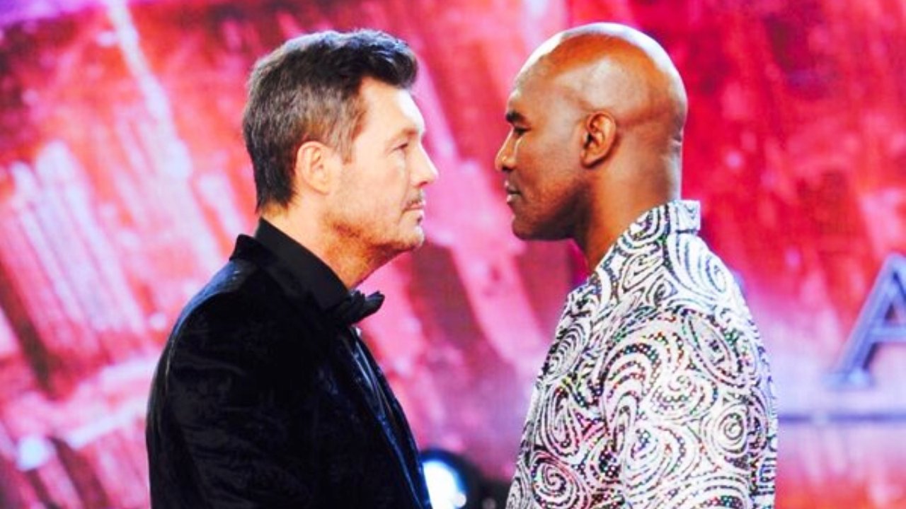 ¡Se fue sin saludar! Tinelli pide que se quede, pero Evander Holyfield ya viajó a Miami