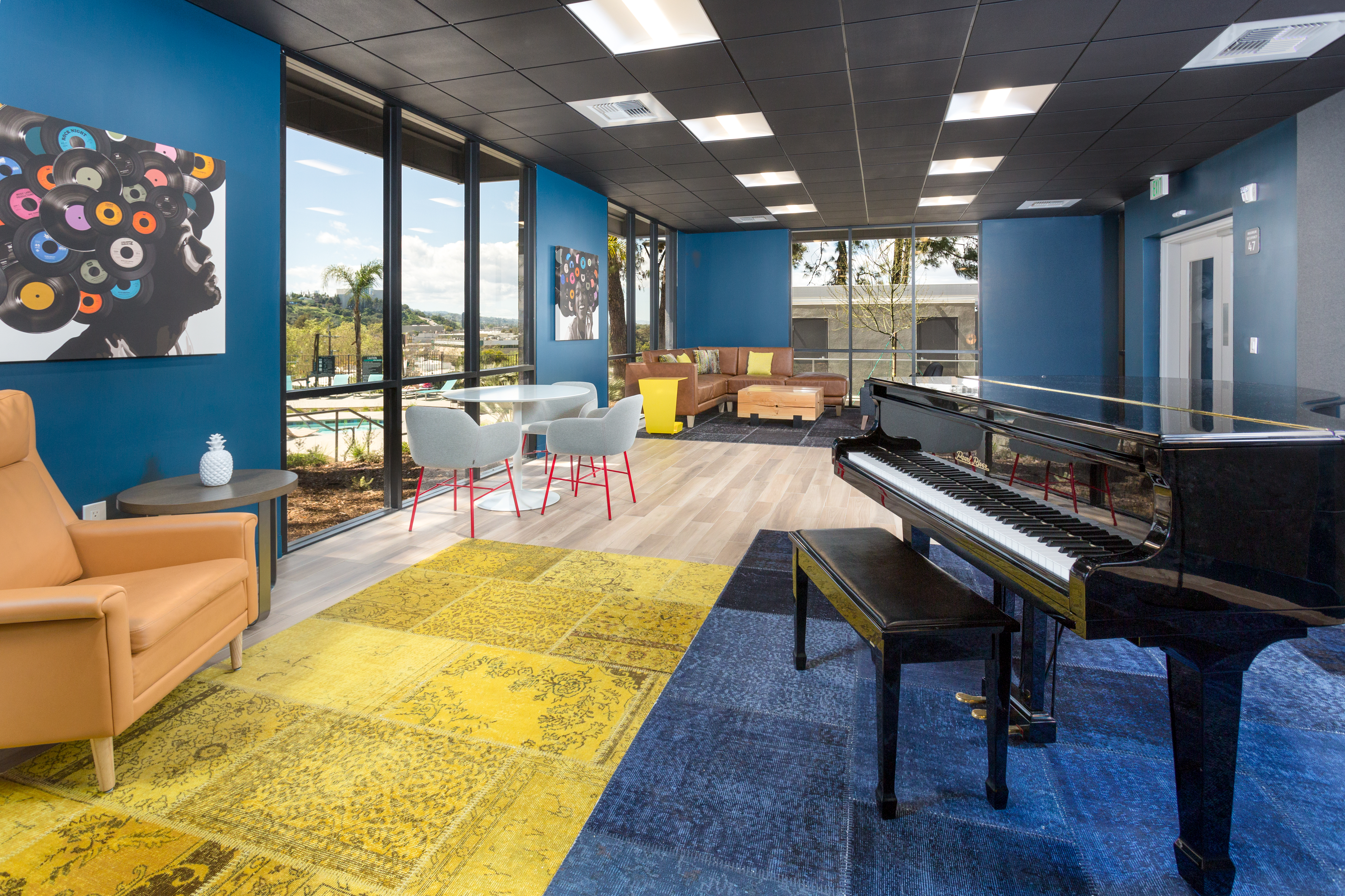 Game room at Ava Toluca Hills