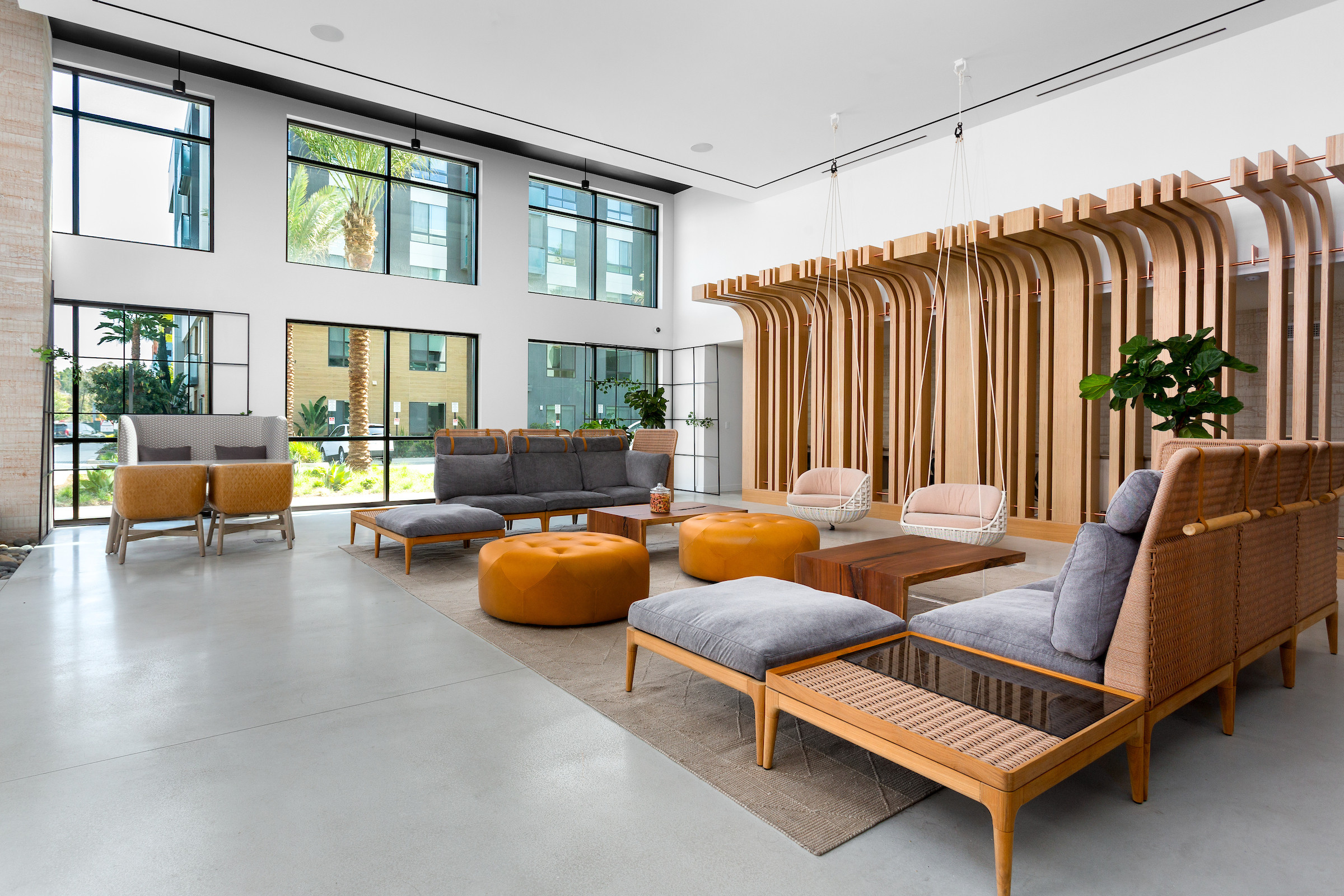 Lobby at Avalon Brea Place
