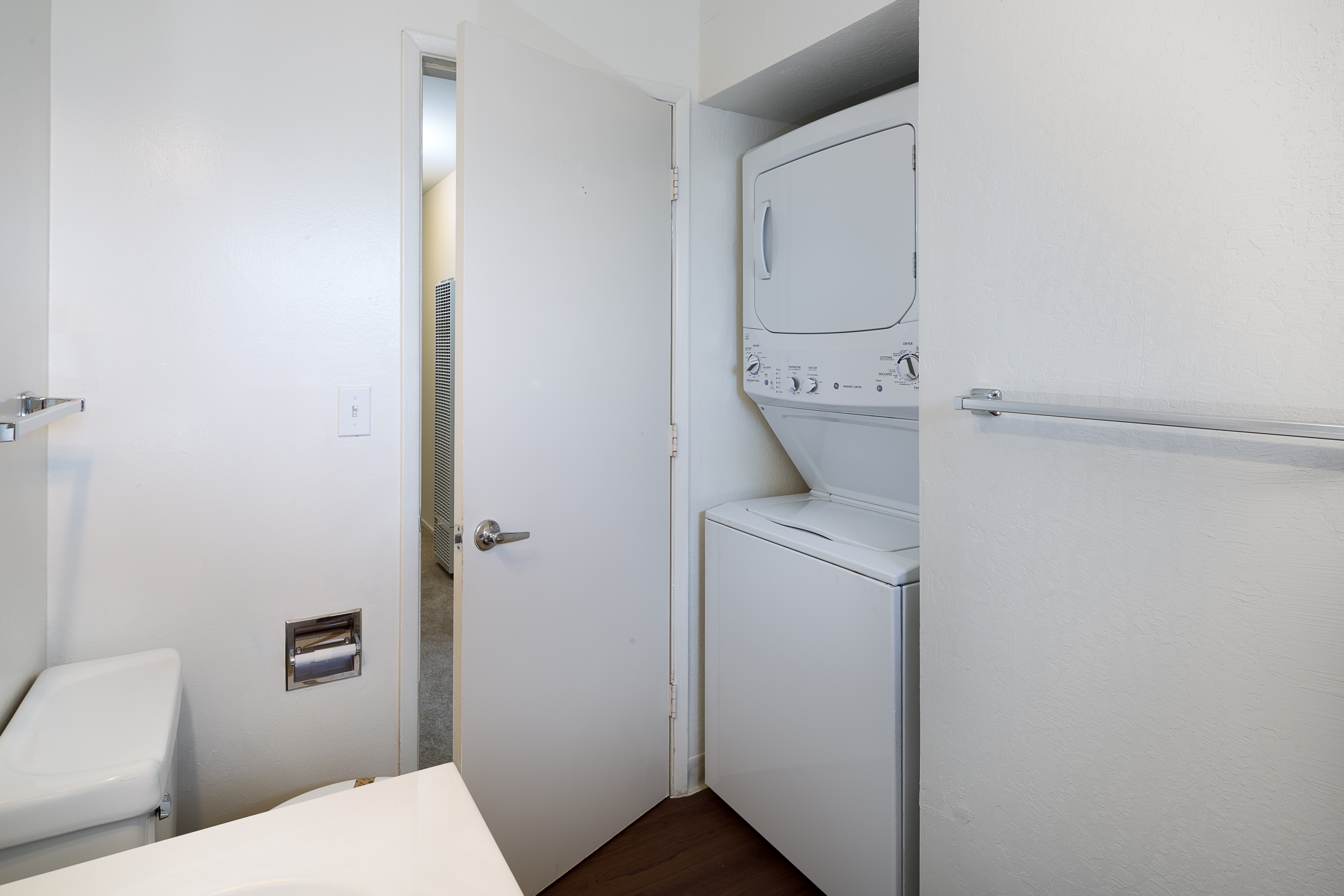 Laundry room at Eaves Creekside