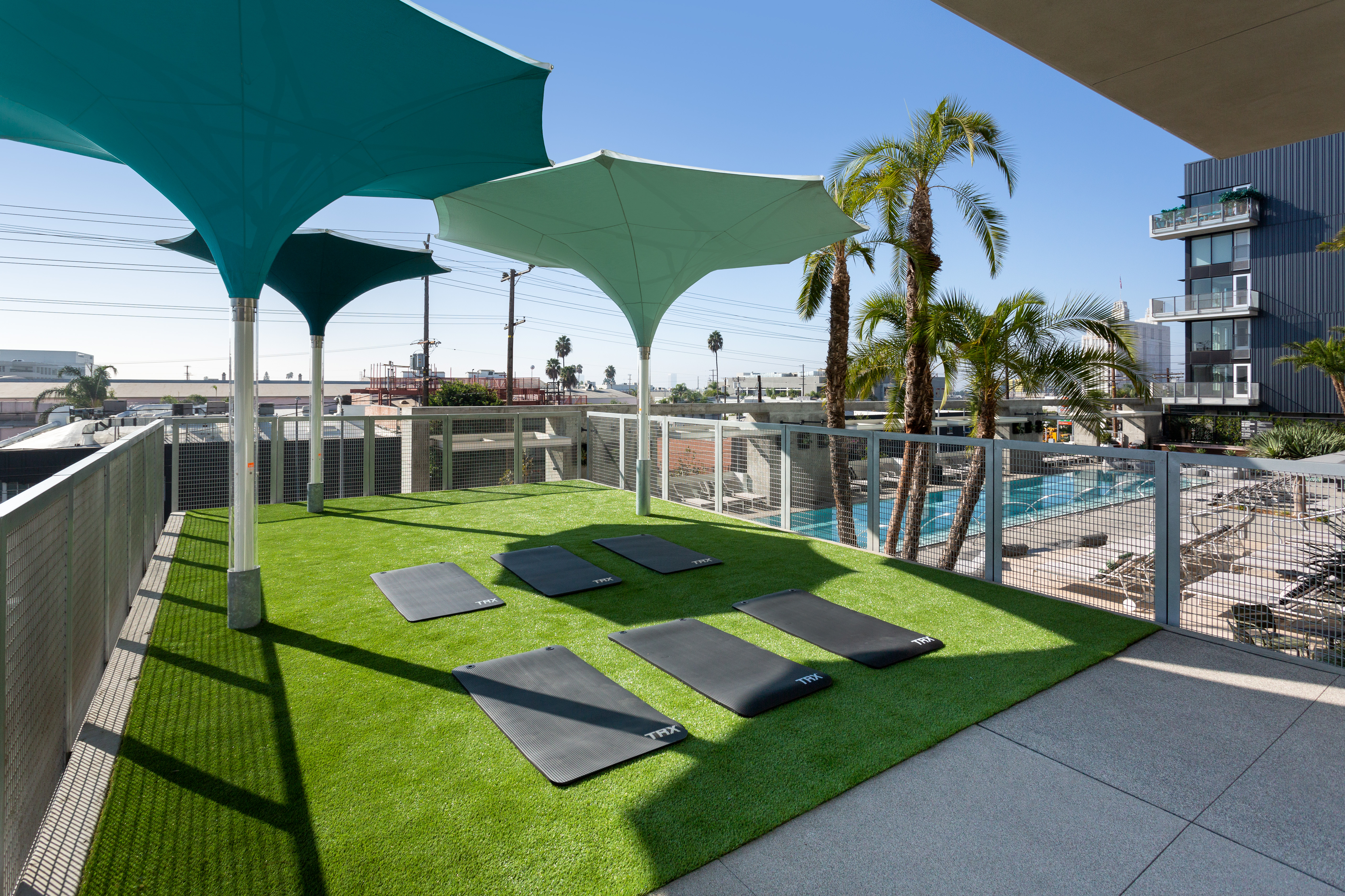 Roof deck at Ava Hollywood At La Pietra Place (1 of 8)