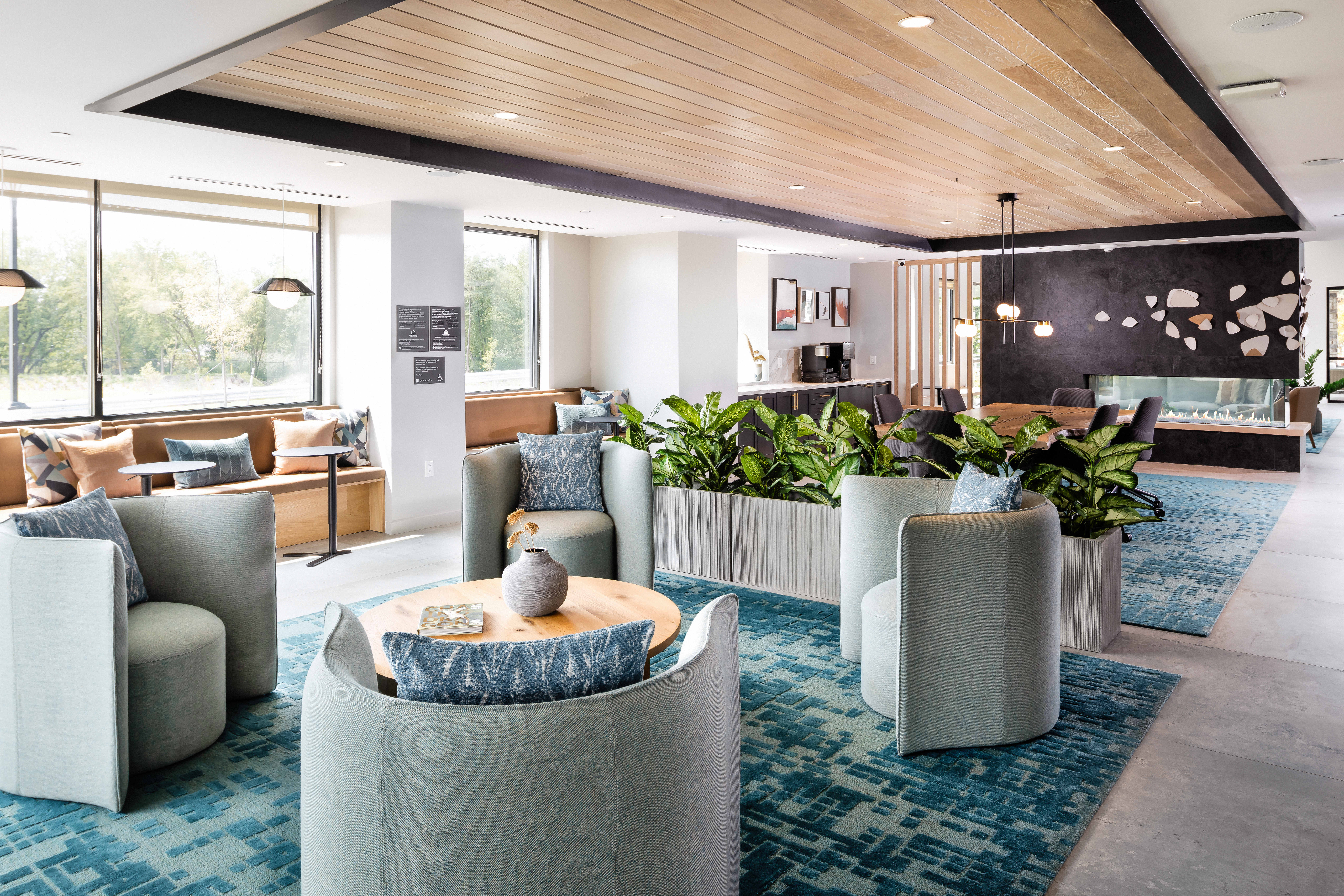 Lobby at Avalon Montville (3 of 3)
