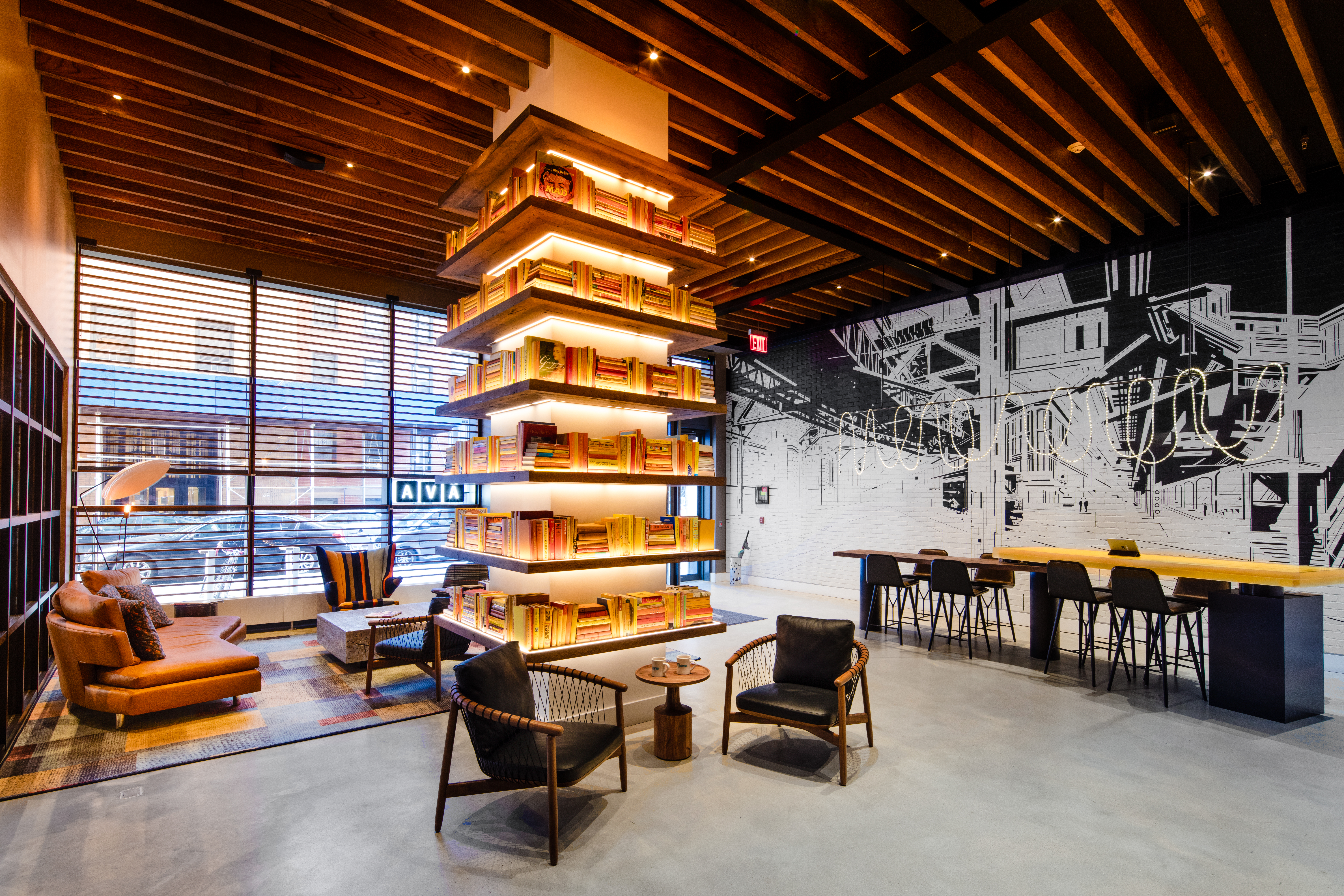 Work space at Ava Dobro