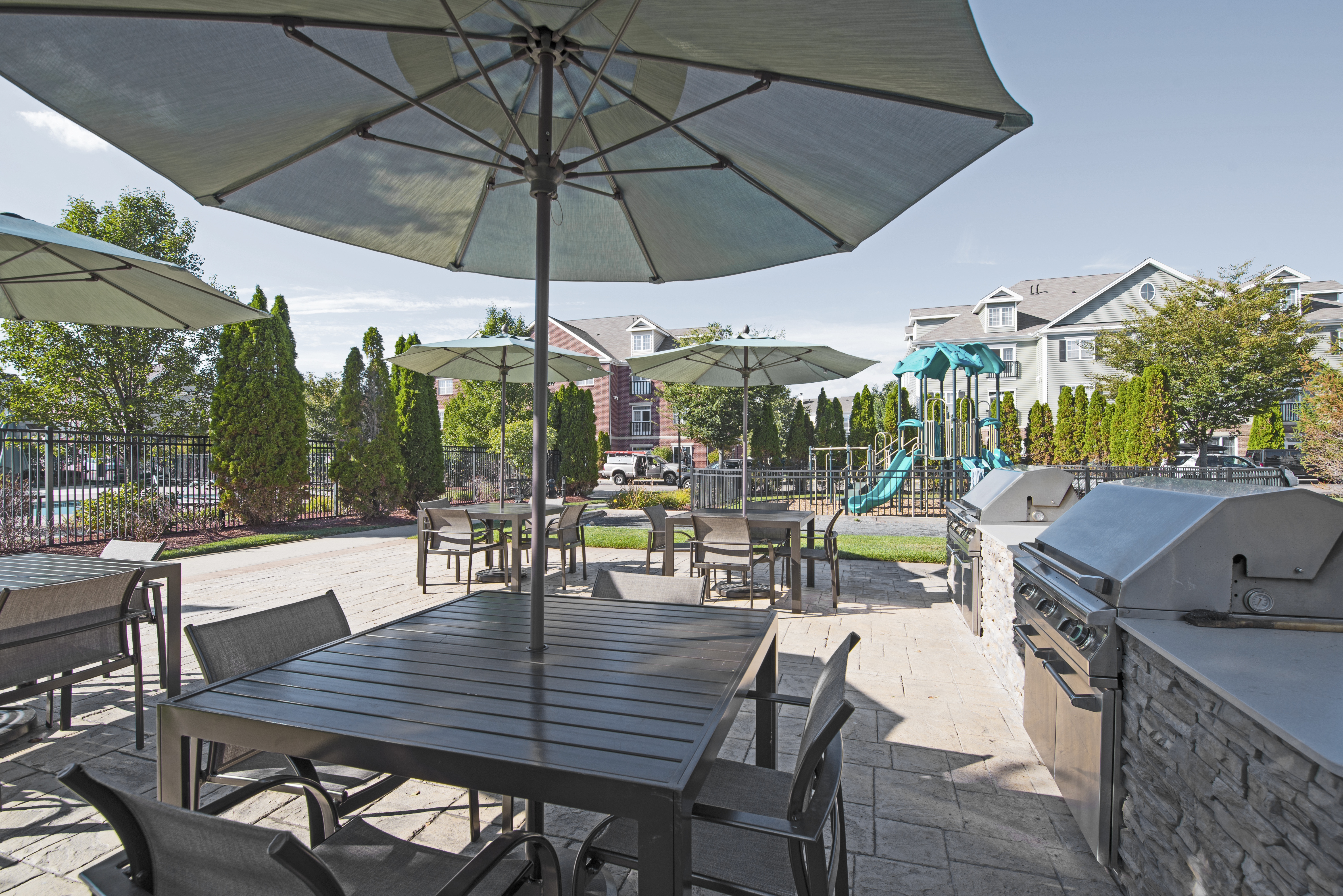 Grill area at Avalon At The Hingham Shipyard (1 of 2)