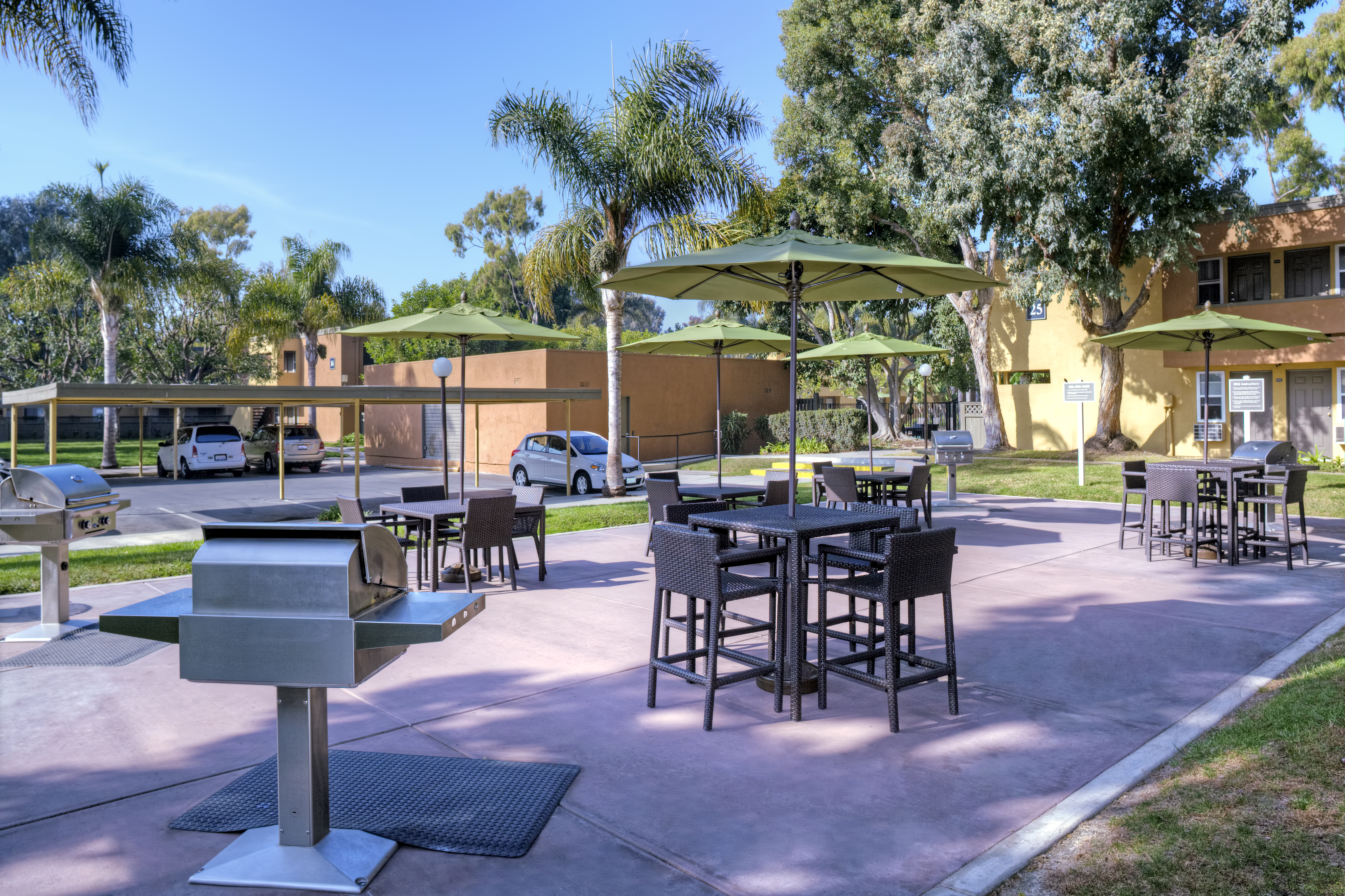 Grill area at Eaves