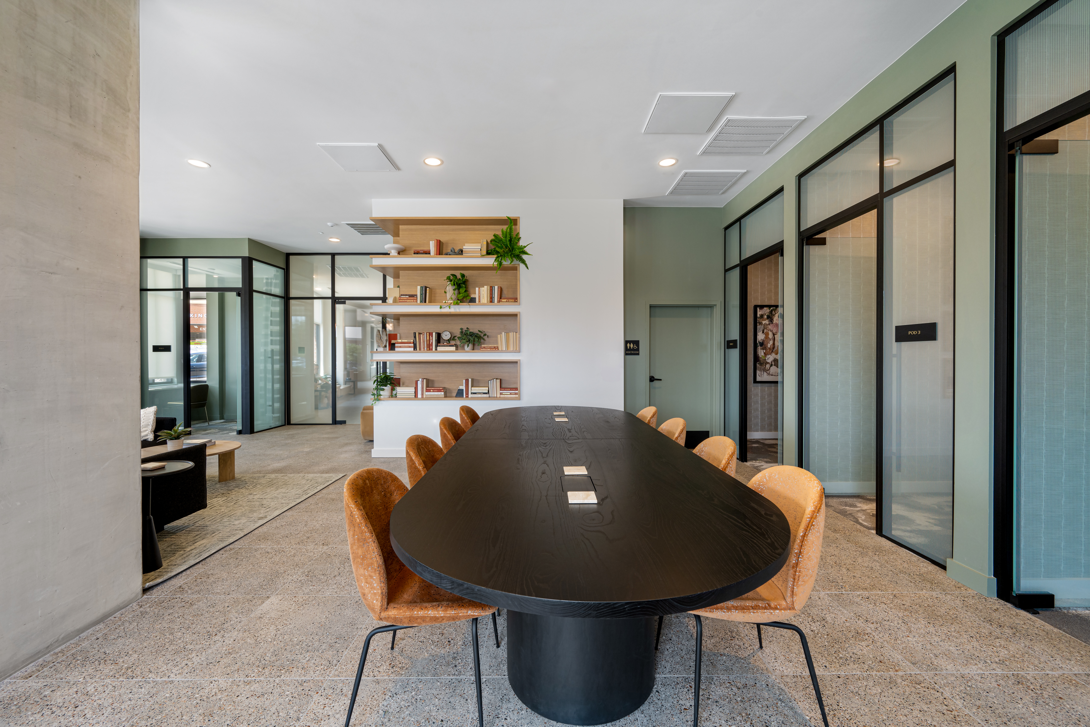 Work space at Avalon Westminster Promenade