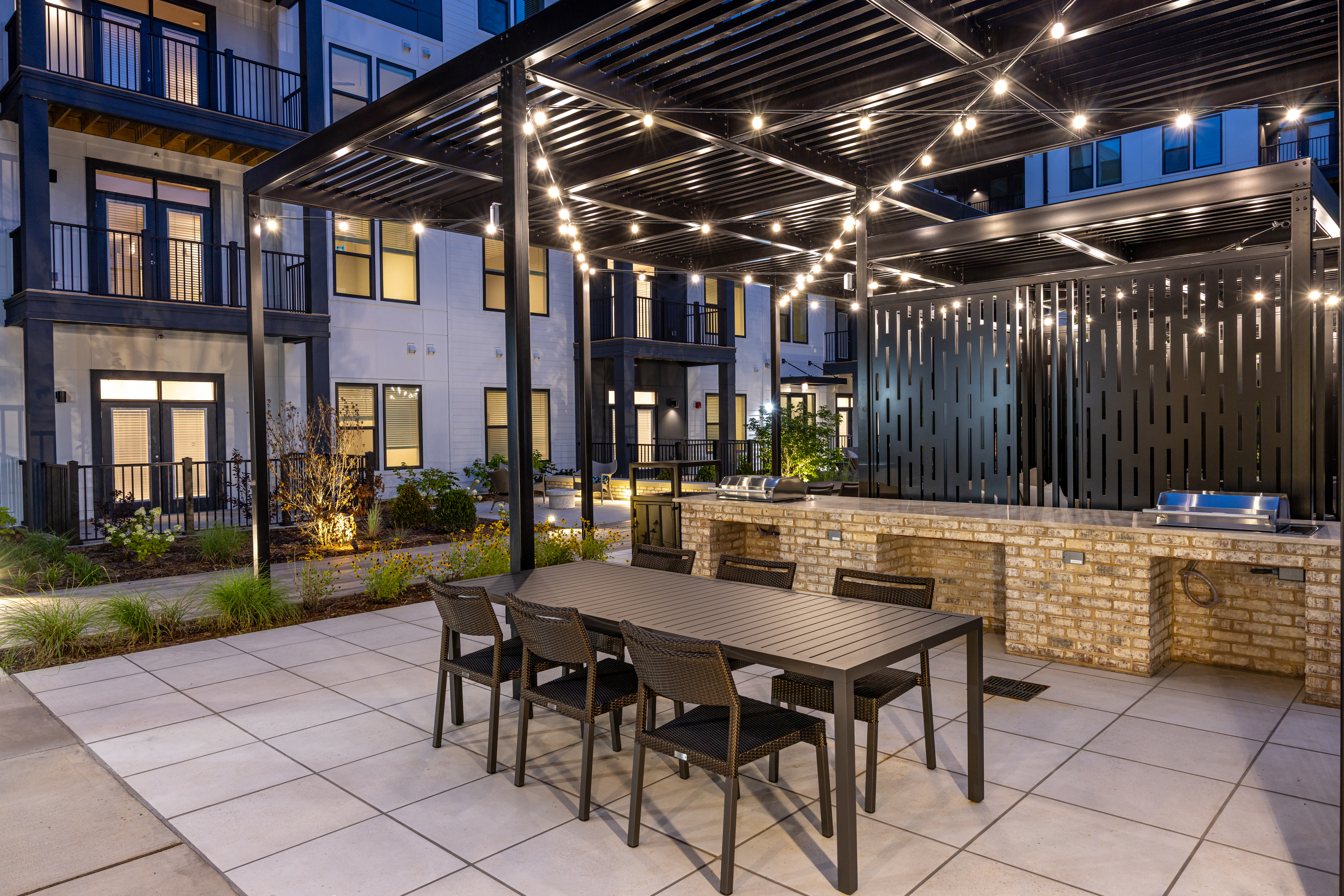 Grill area at Avalon Carmel Commons